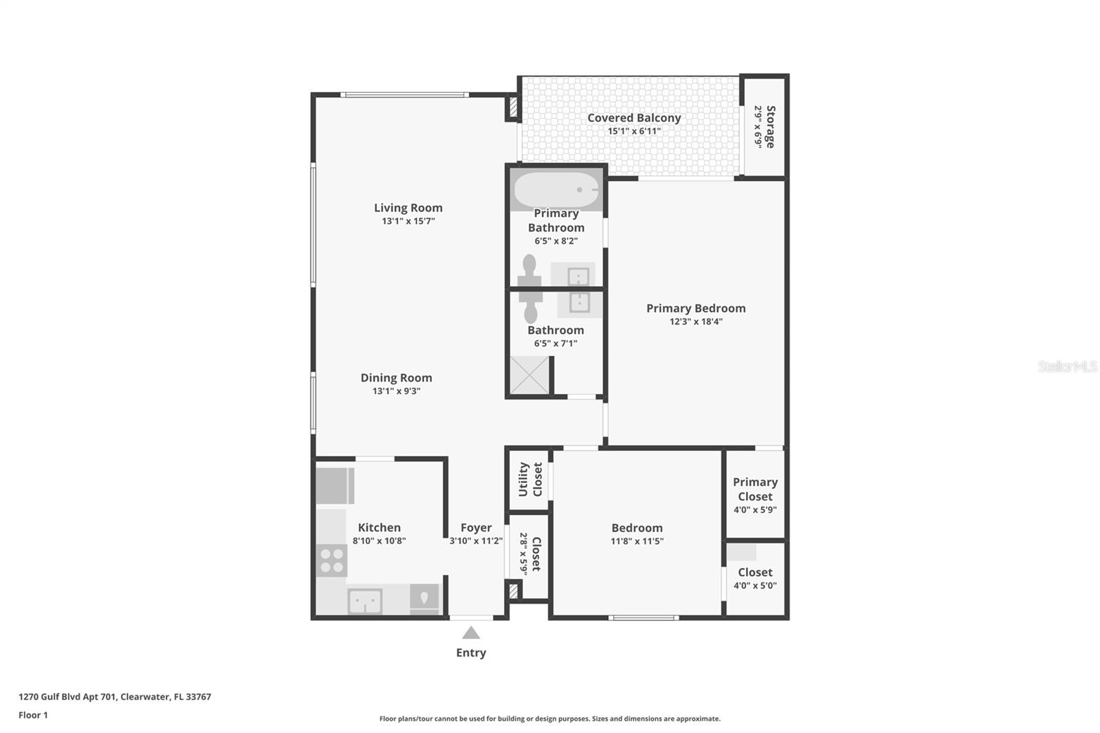 1270 GULF BLVD #701, CLEARWATER, FL, 33767