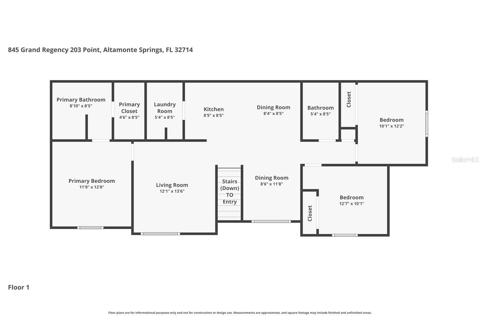845 GRAND REGENCY PT #203, ALTAMONTE SPRINGS, FL, 32714
