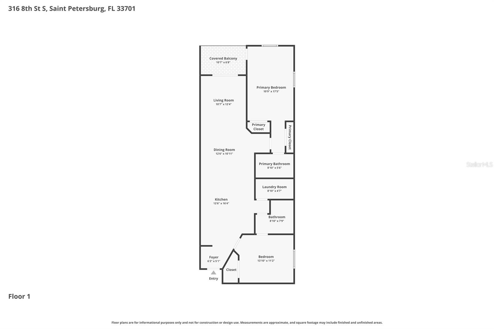 316 8TH ST S #604, ST PETERSBURG, FL, 33701