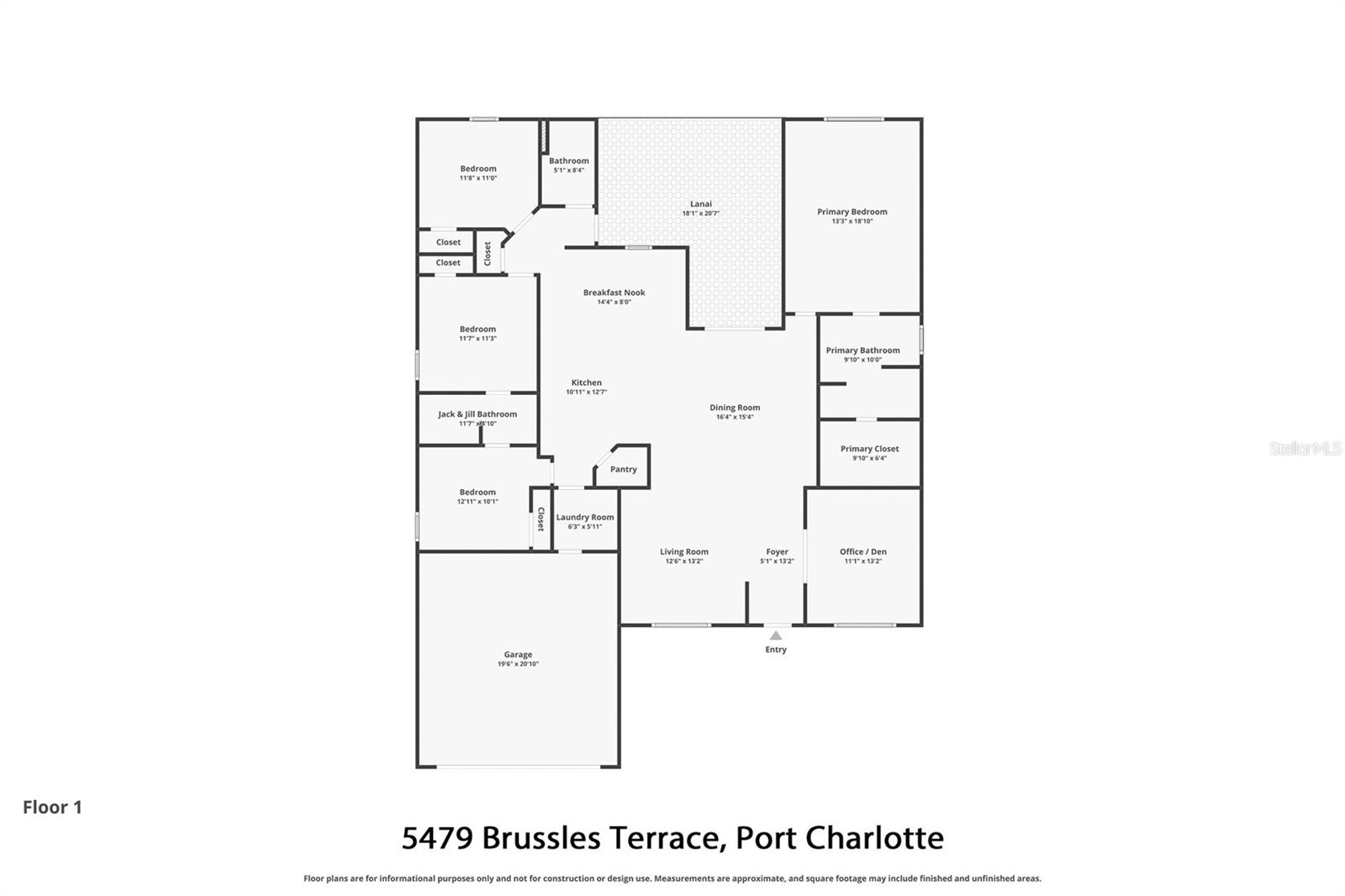 5479 BRUSSELS TER, PORT CHARLOTTE, FL, 33981