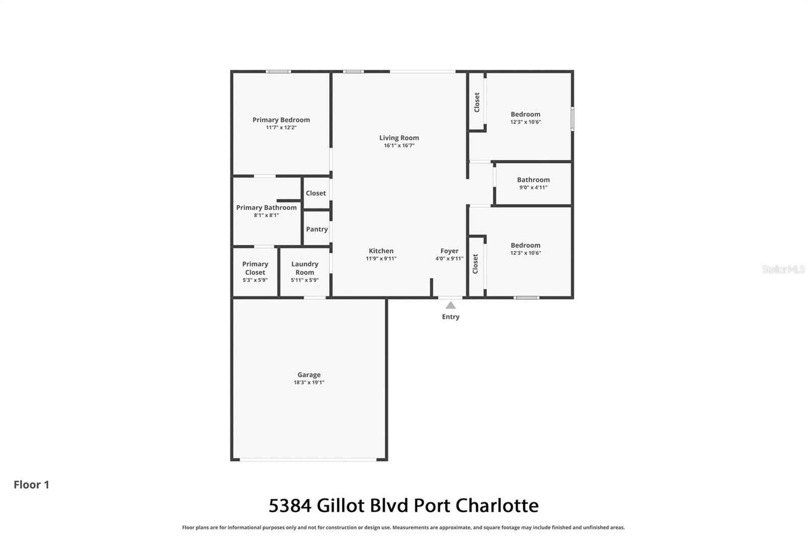 5384 GILLOT BLVD, PORT CHARLOTTE, FL, 33981