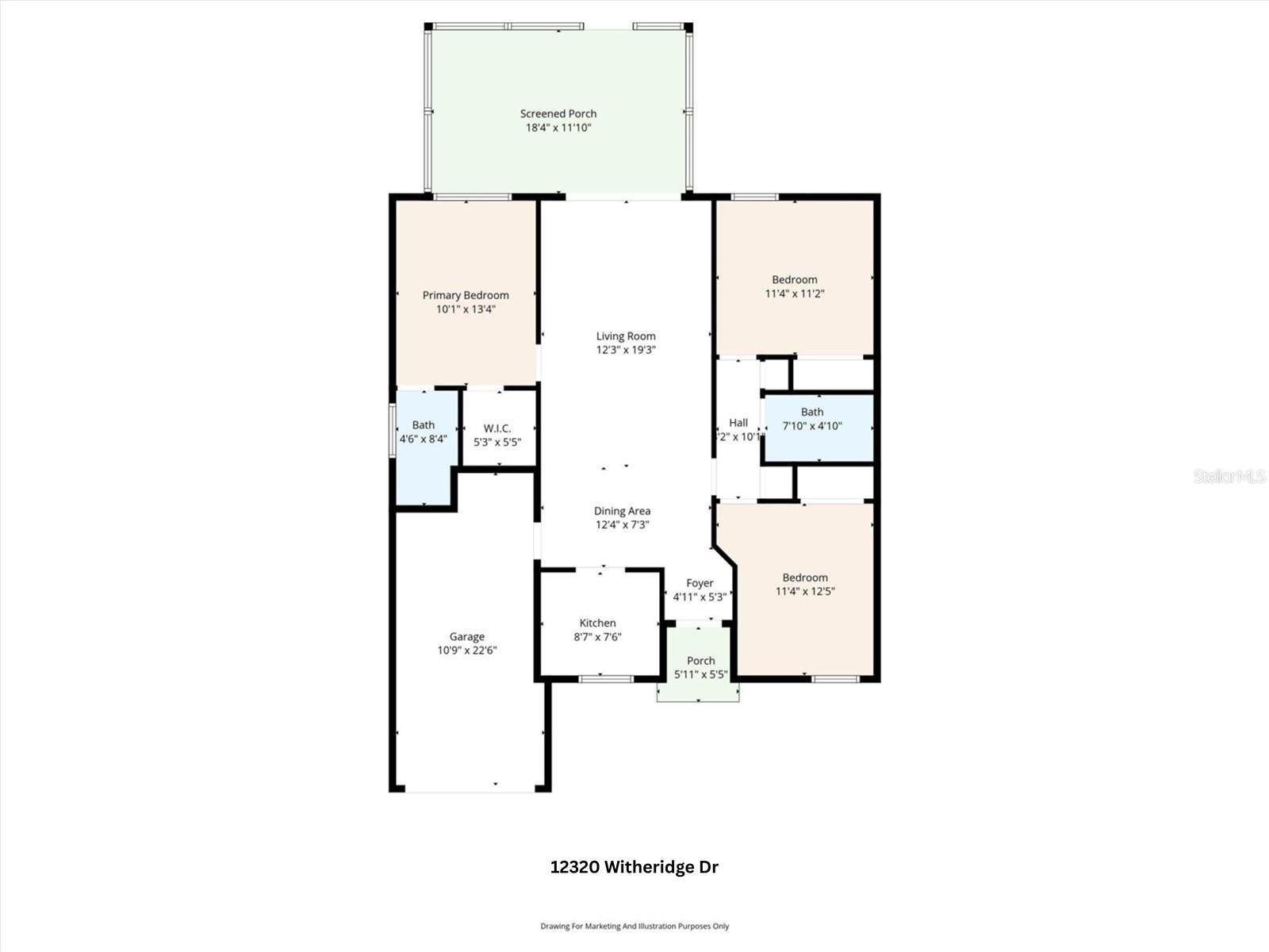 12320 WITHERIDGE DR, TAMPA, FL, 33624