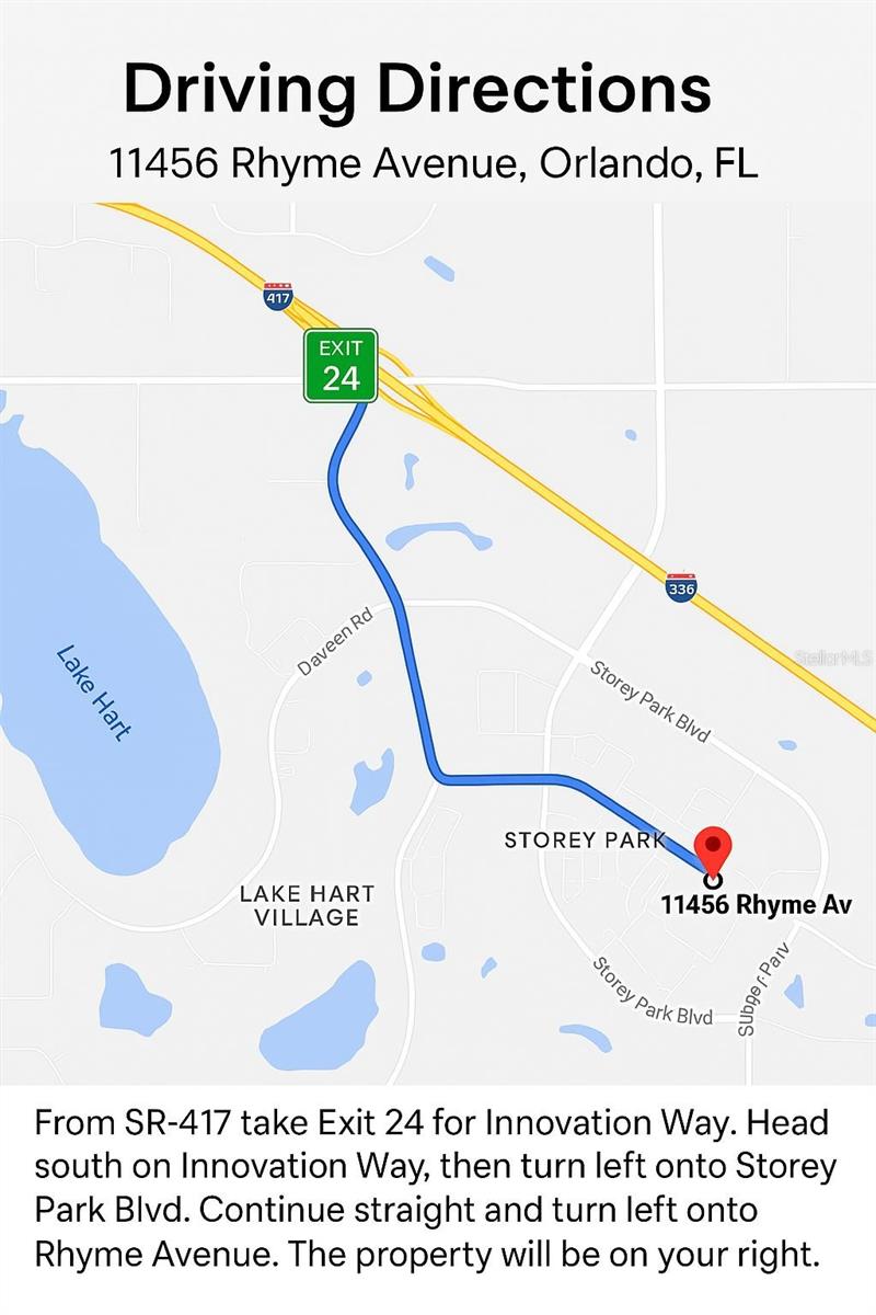 11456 RHYME AVE, ORLANDO, FL, 32832
