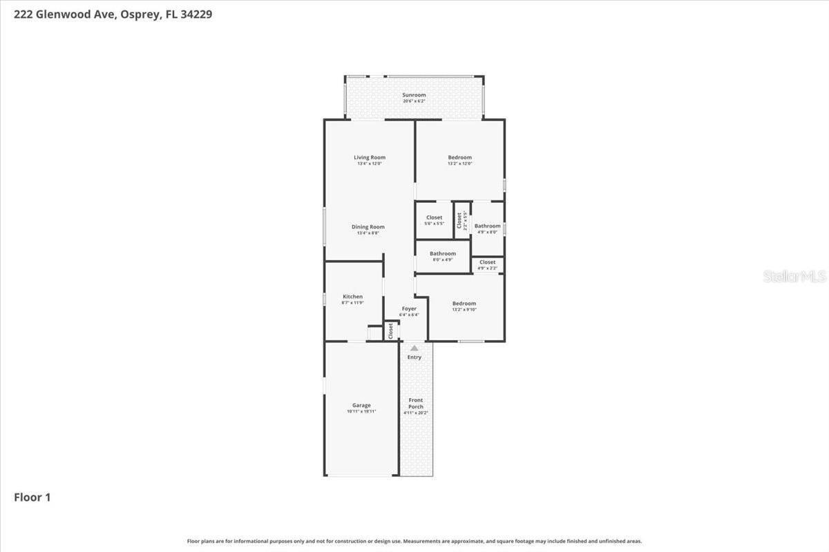 222 GLENWOOD AVE, OSPREY, FL, 34229
