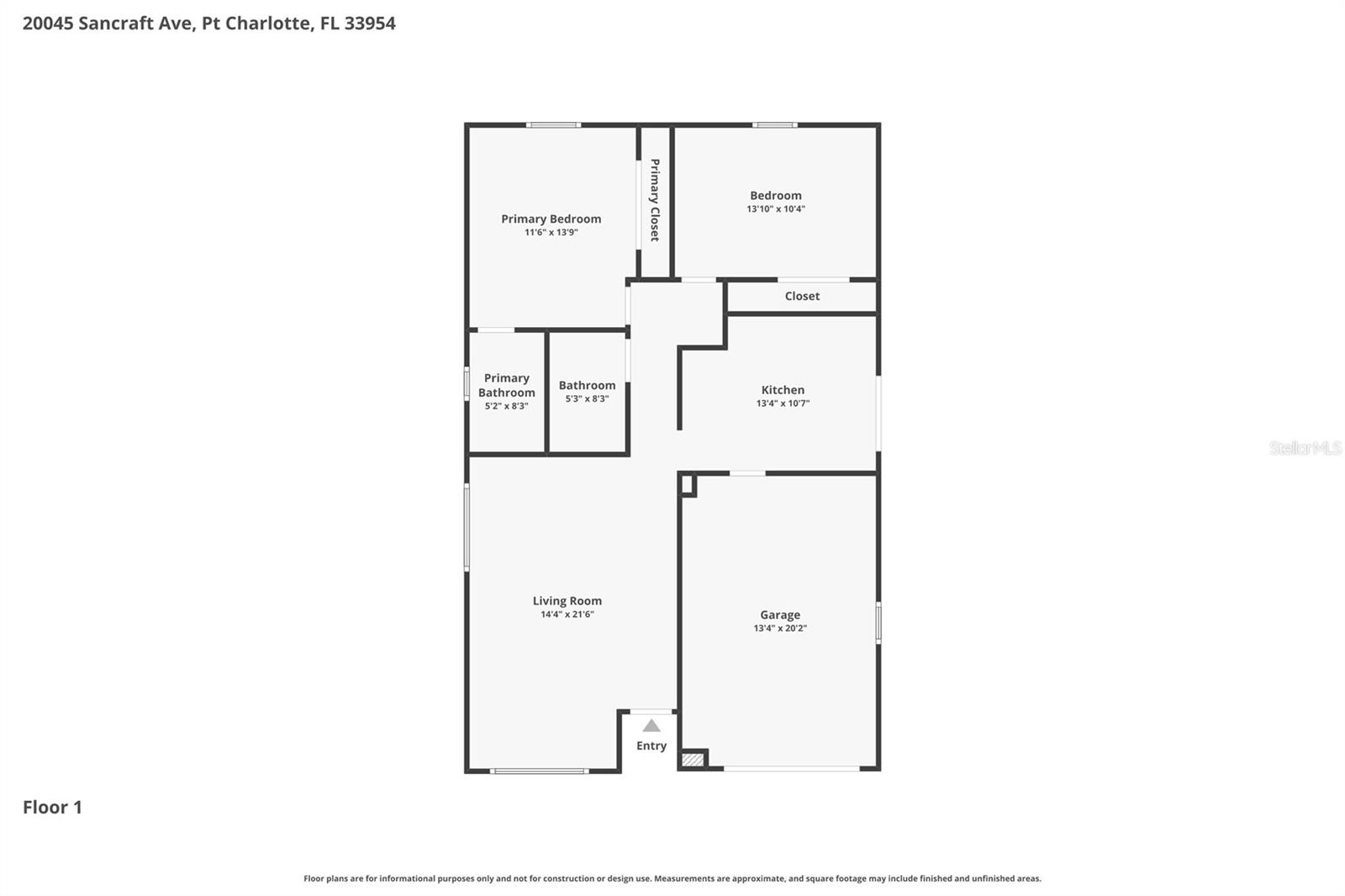 20045 SANCRAFT AVE, PORT CHARLOTTE, FL, 33954