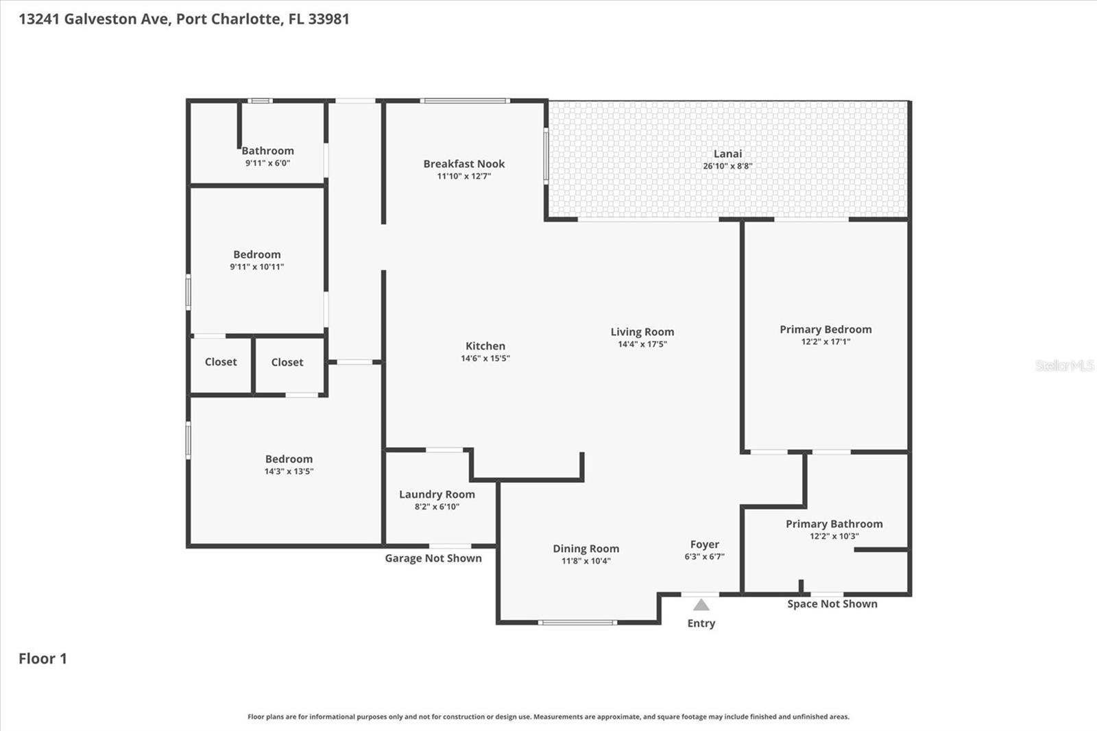 13241 GALVESTON AVE, PORT CHARLOTTE, FL, 33981