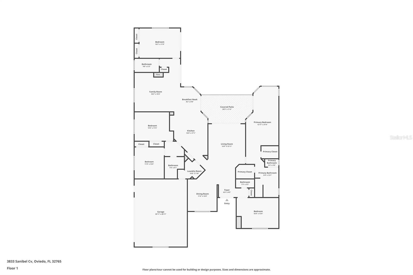 3833 SANIBEL CV, OVIEDO, FL, 32765