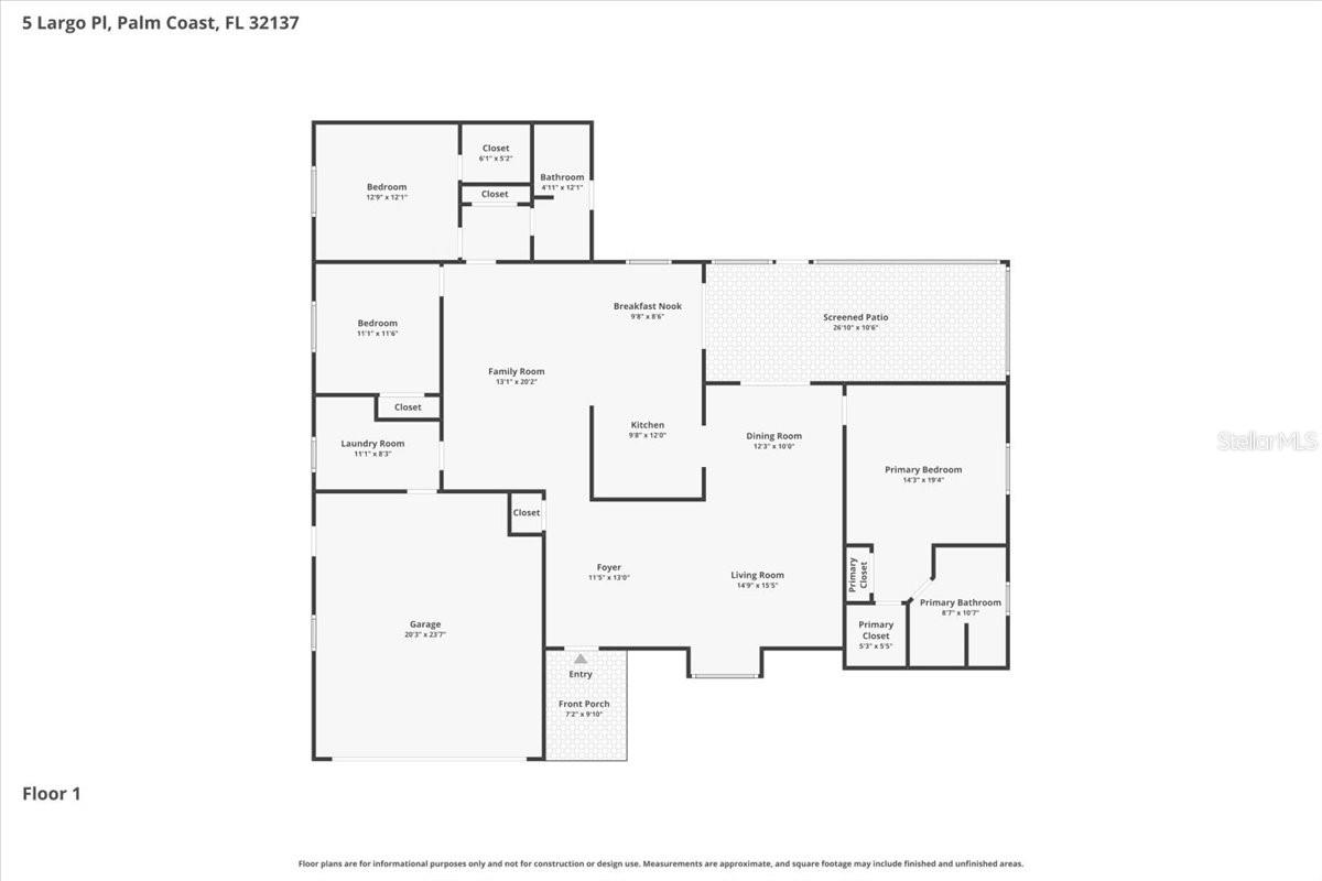 5 LARGO PL, PALM COAST, FL, 32137