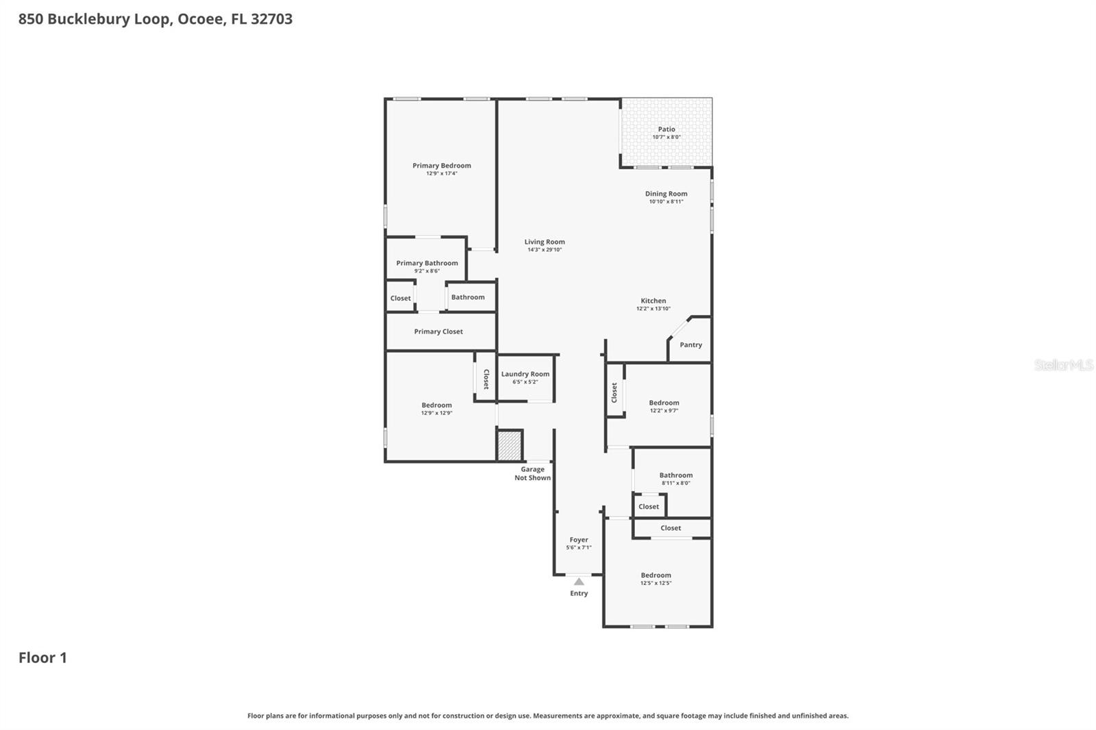 850 BUCKLEBURY LOOP, APOPKA, FL, 32703