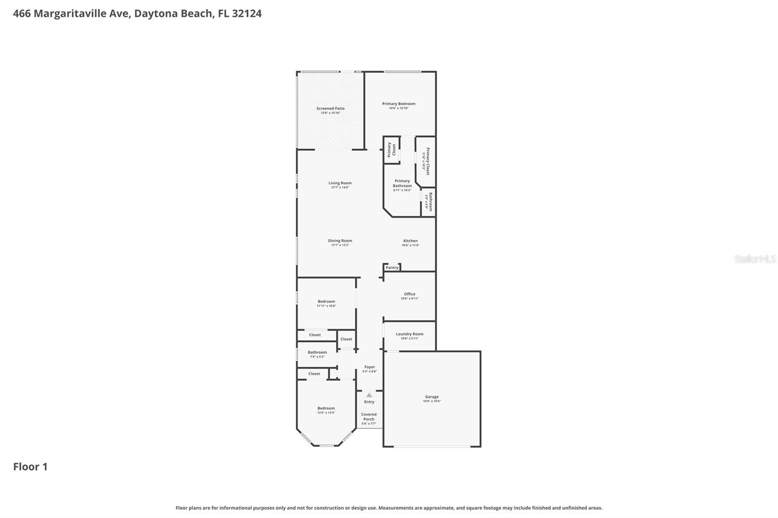 466 MARGARITAVILLE AVE, DAYTONA BEACH, FL, 32124