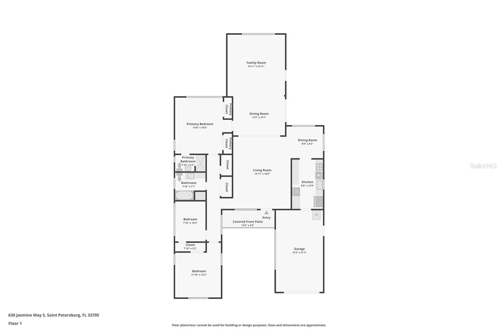630 JASMINE WAY S, ST PETERSBURG, FL, 33705
