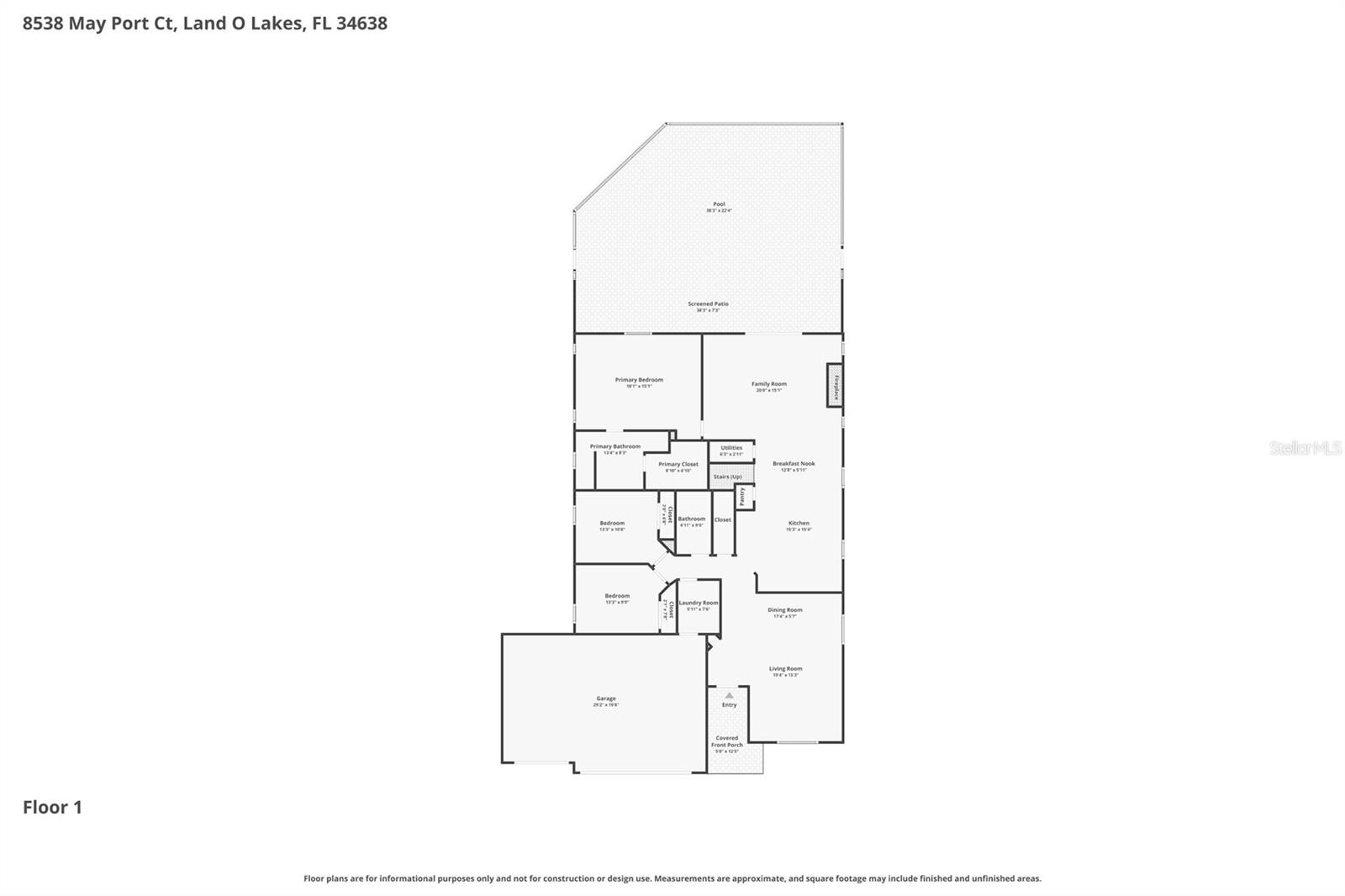 8538 MAY PORT CT, LAND O LAKES, FL, 34638