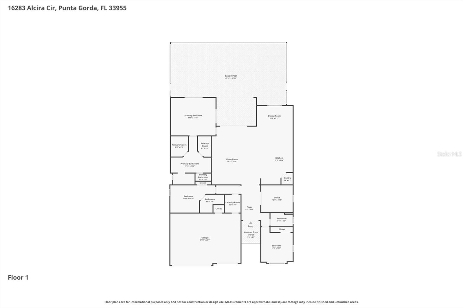 16283 ALCIRA CIR, PUNTA GORDA, FL, 33955