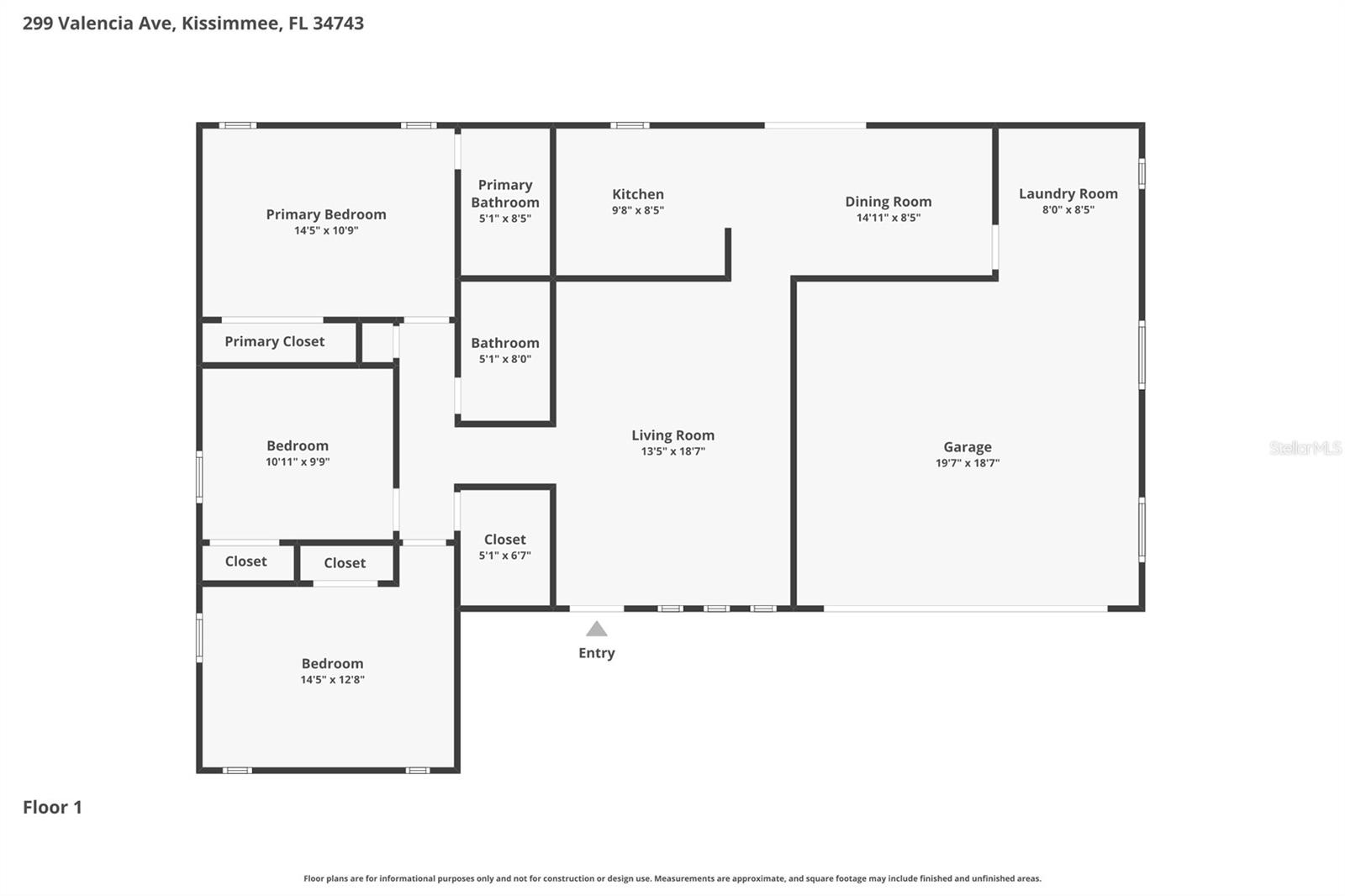 299 VALENCIA AVE, KISSIMMEE, FL, 34743