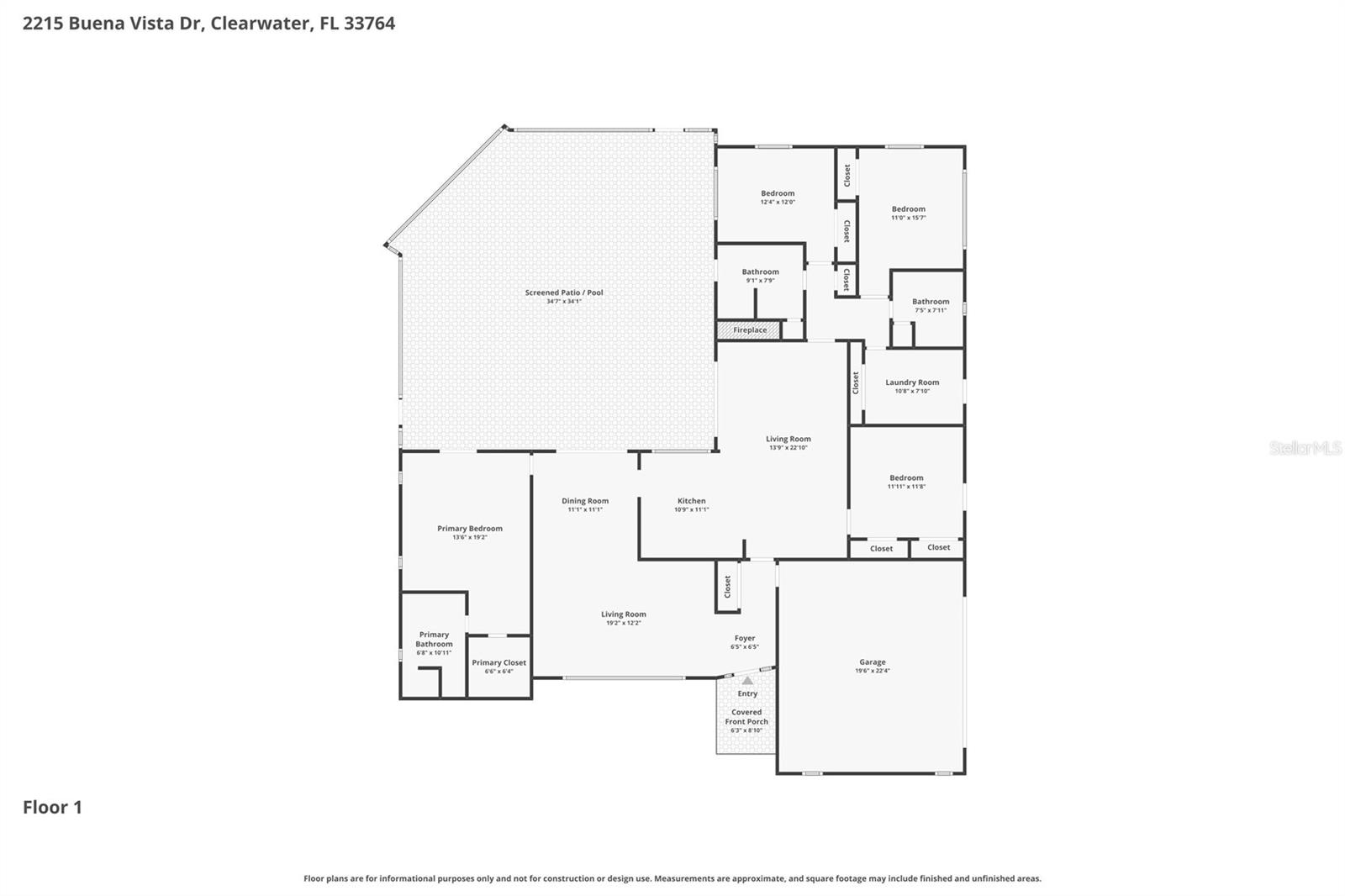 2215 BUENA VISTA DR, CLEARWATER, FL, 33764