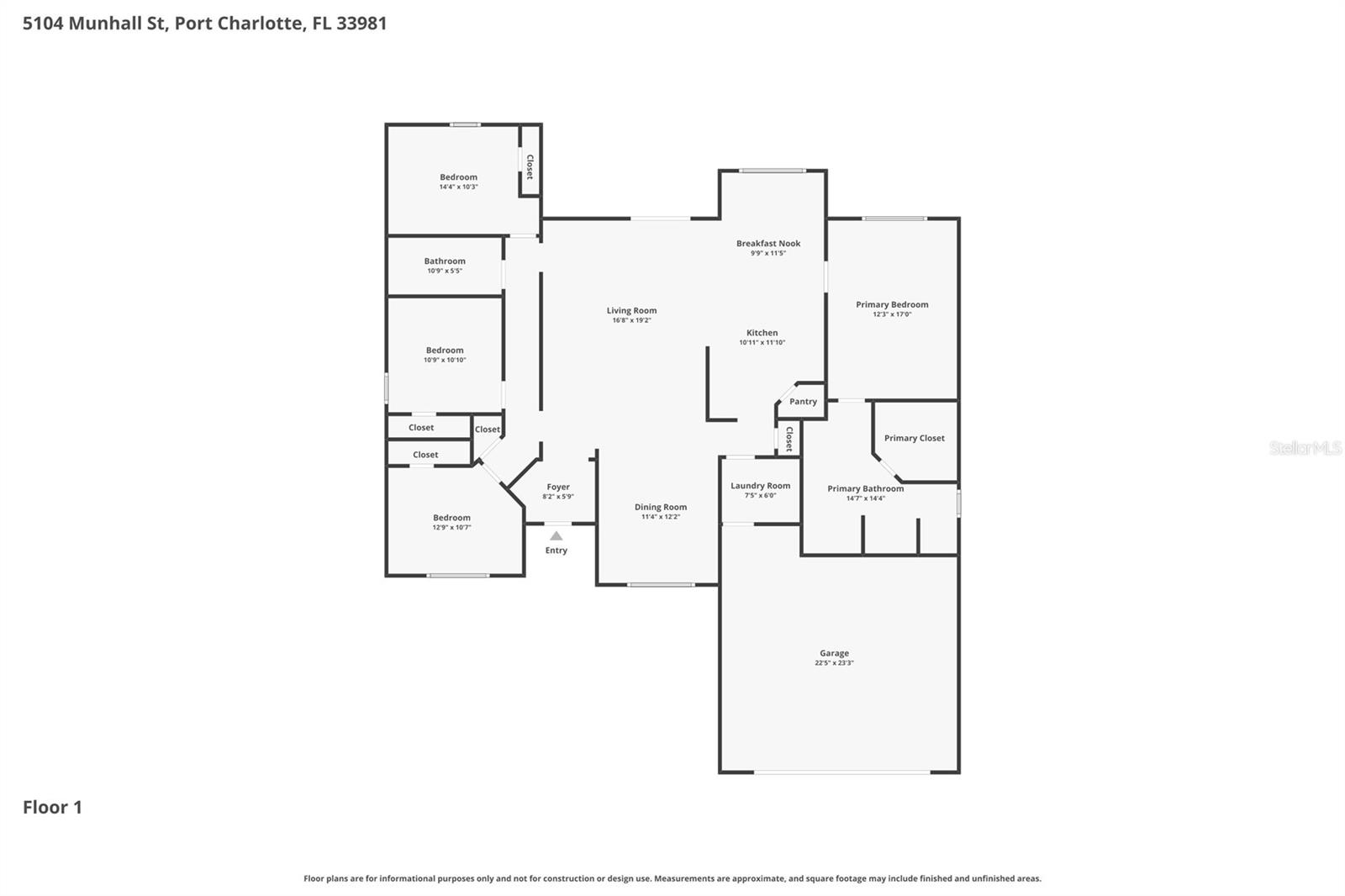 5104 MUNHALL ST, PORT CHARLOTTE, FL, 33981