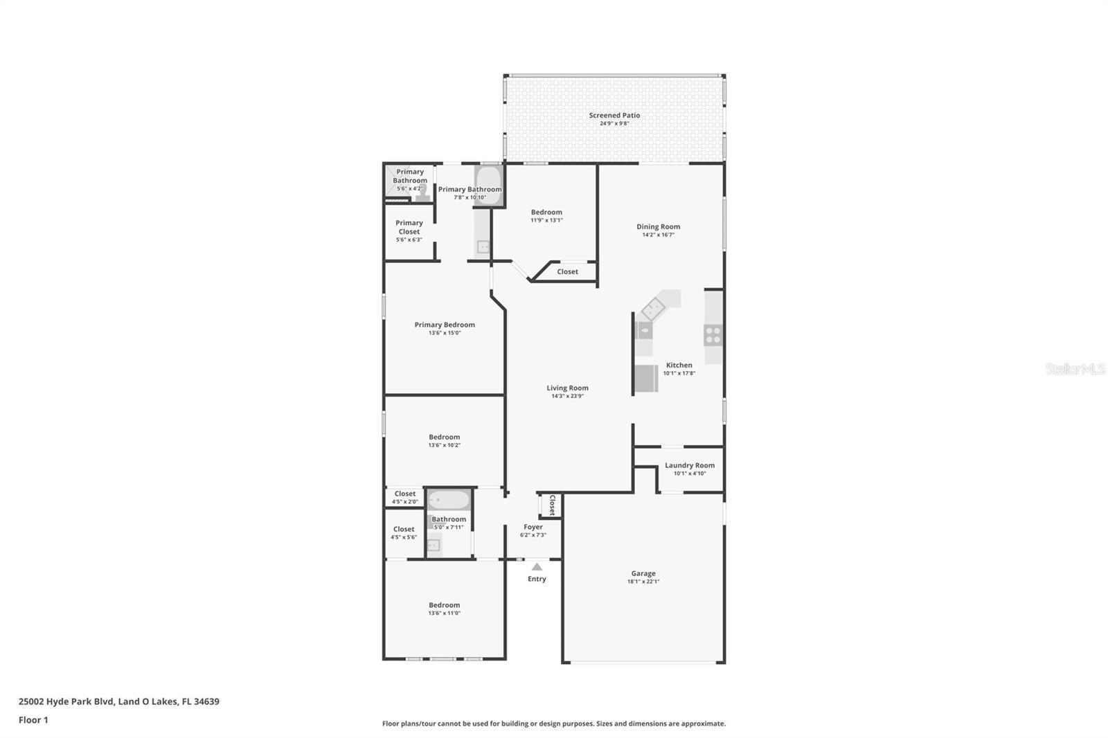 25002 HYDE PARK BLVD, LAND O LAKES, FL, 34639
