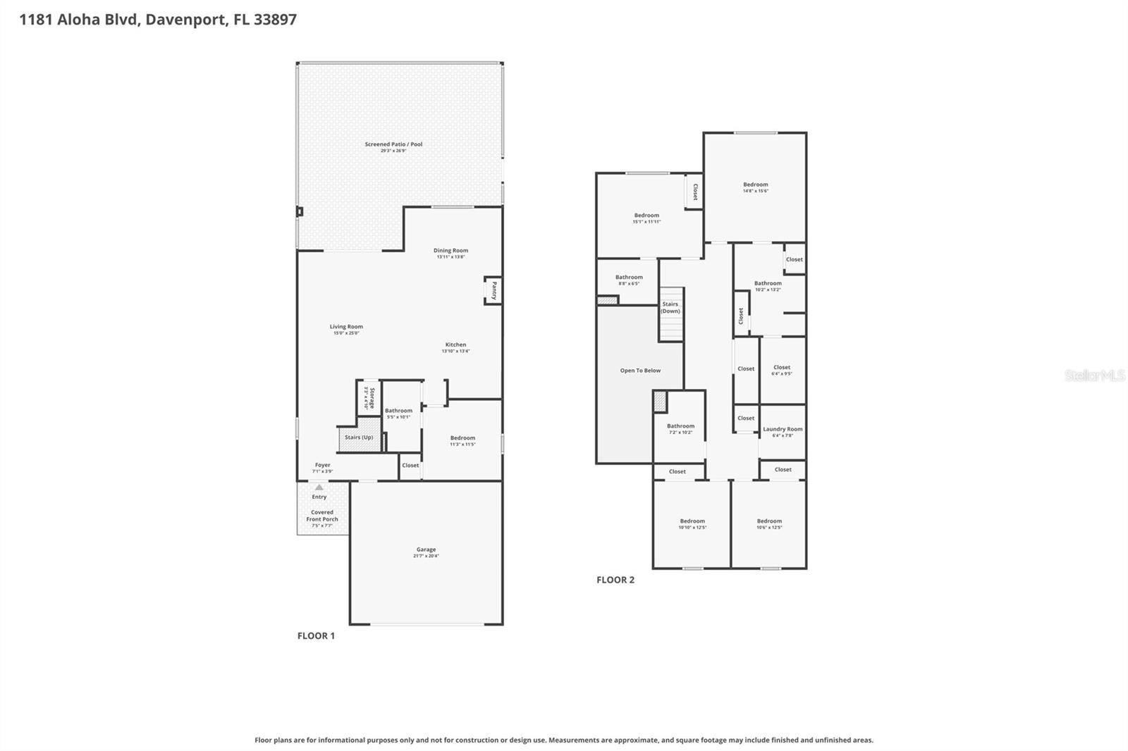 1181 ALOHA BLVD, DAVENPORT, FL, 33897