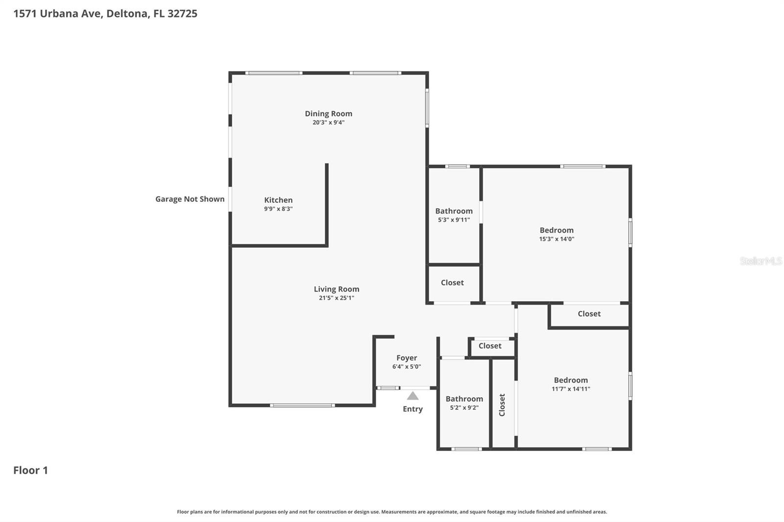 1571 URBANA AVE, DELTONA, FL, 32725