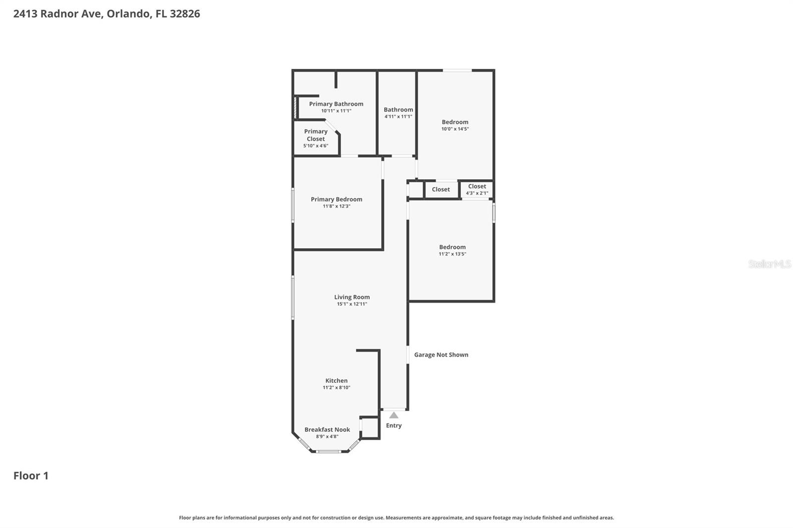 2413 RADNOR AVE, ORLANDO, FL, 32826