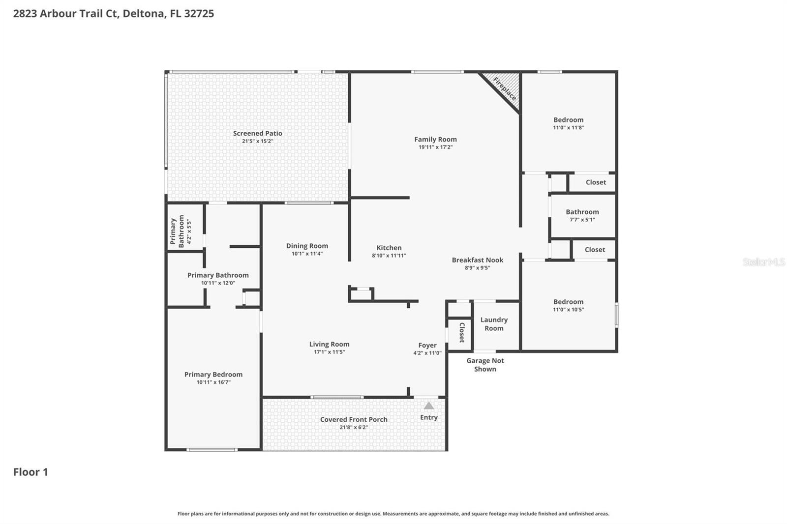 2823 ARBOUR TRAIL CT, DELTONA, FL, 32725