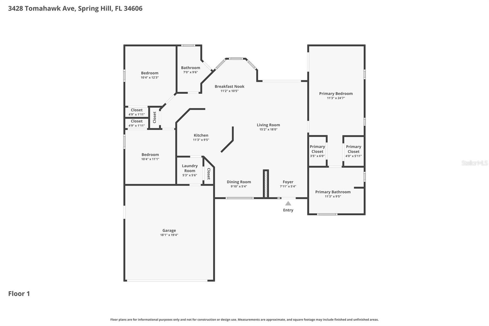 3428 TOMAHAWK AVE, SPRING HILL, FL, 34606