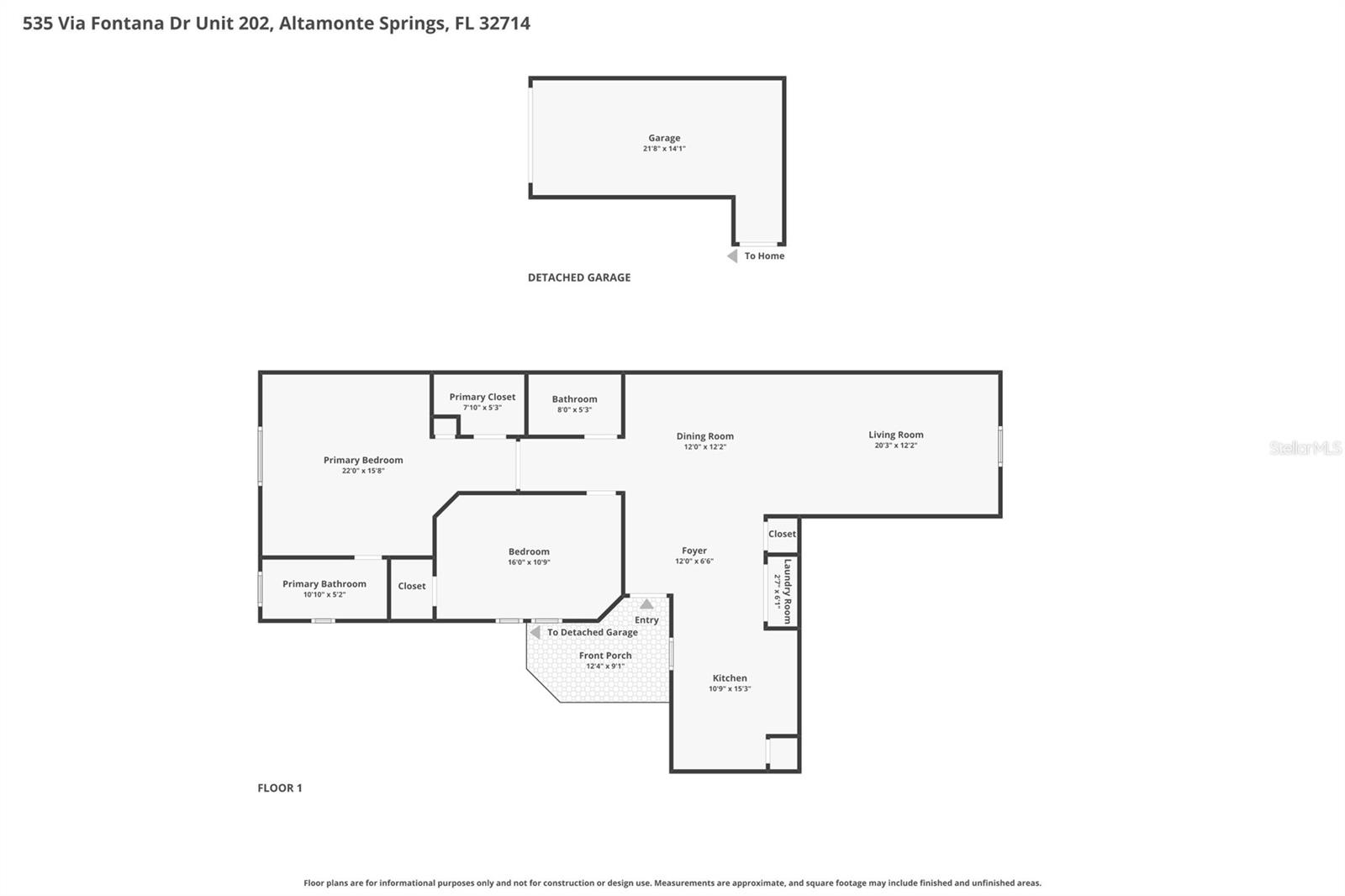 535 VIA FONTANA DR #202, ALTAMONTE SPRINGS, FL, 32714