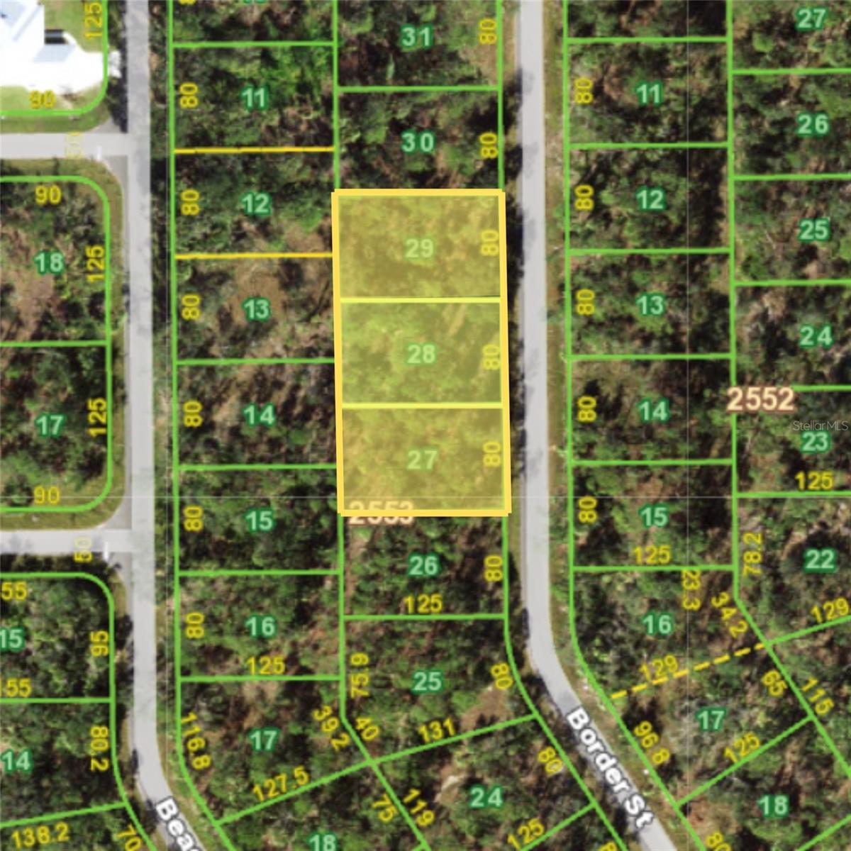 1101, 1117 & 1109 BORDER ST, PORT CHARLOTTE, FL, 33953