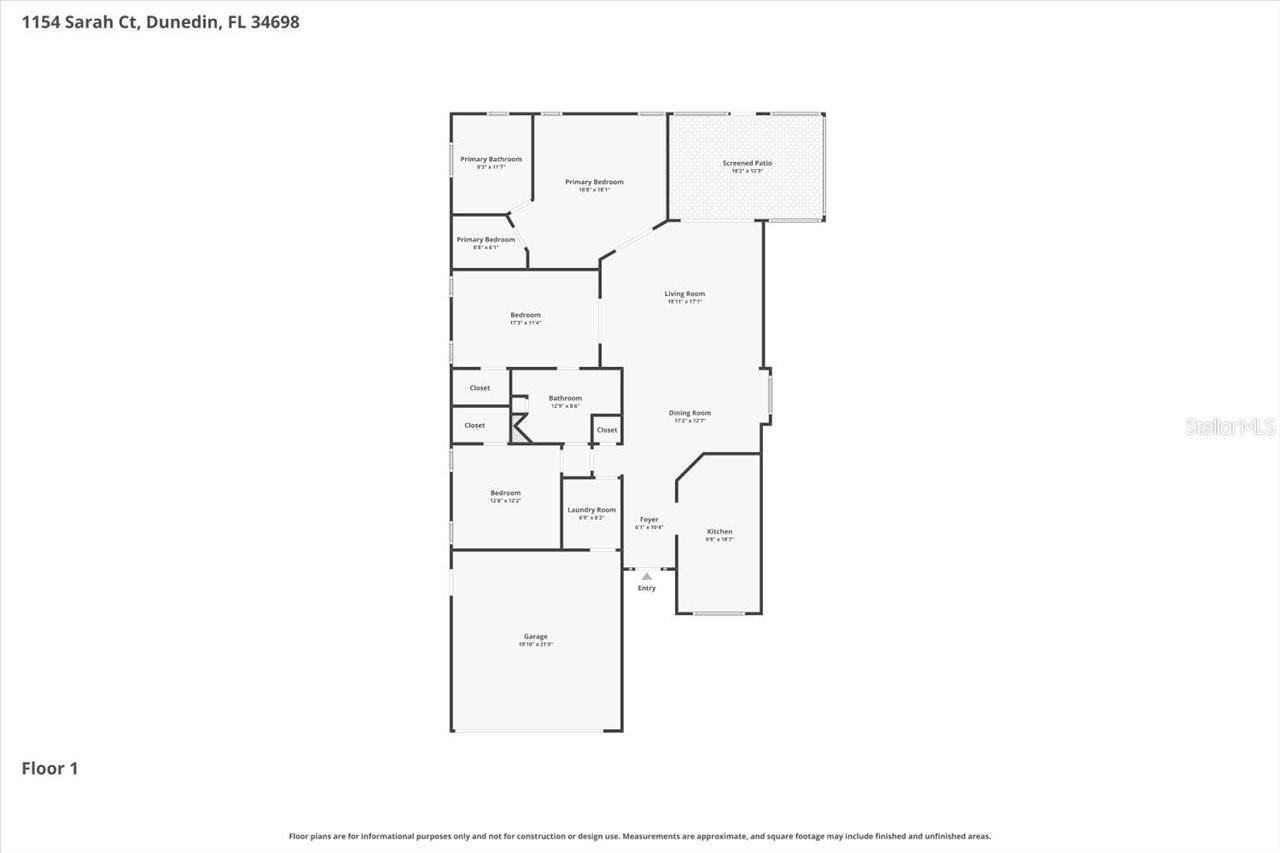1154 SARAH CT, DUNEDIN, FL, 34698