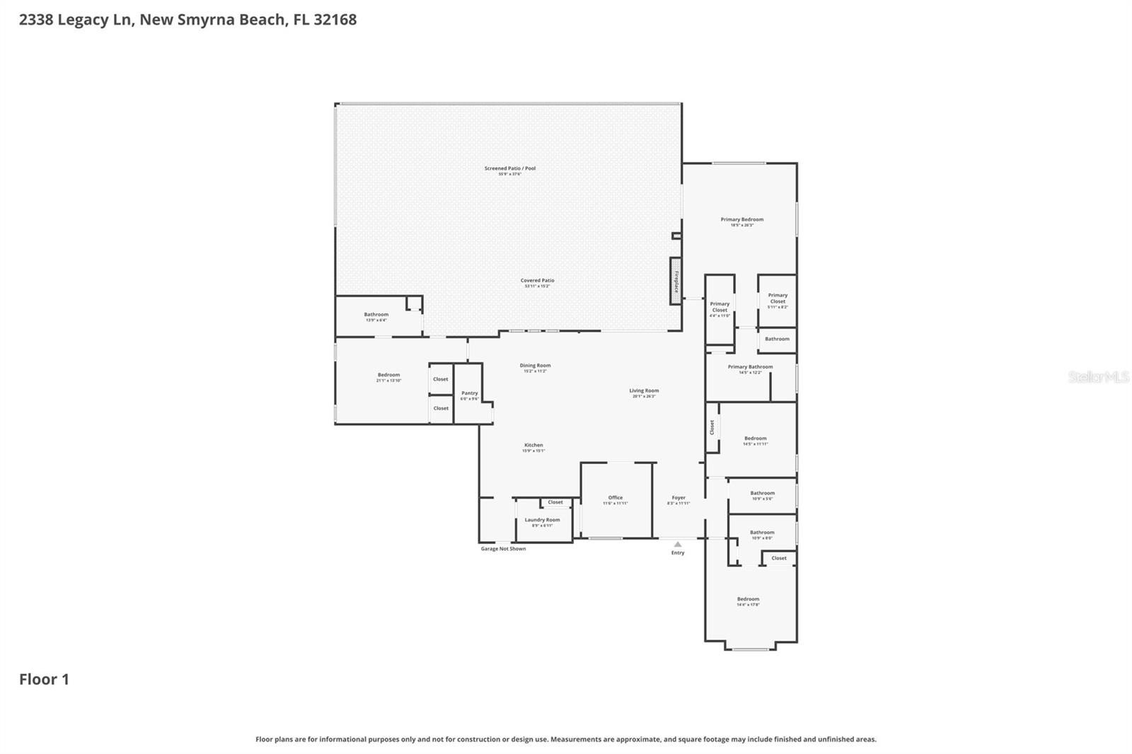 2338 LEGACY LN, NEW SMYRNA BEACH, FL, 32168
