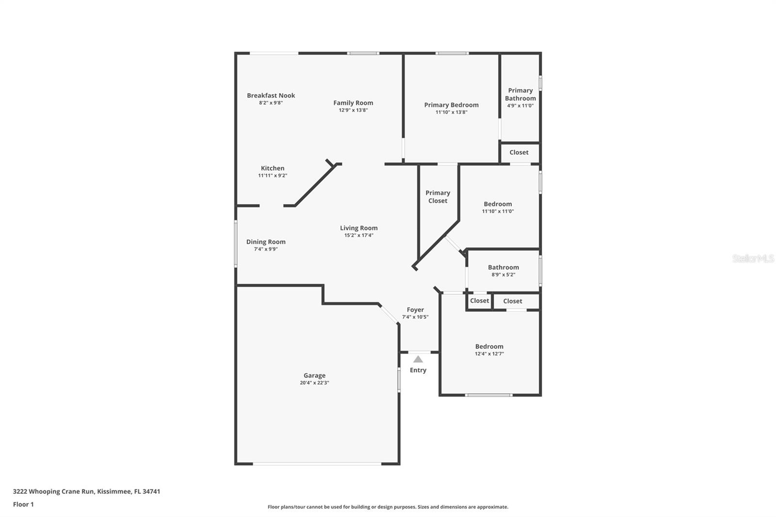 3222 WHOOPING CRANE RUN, KISSIMMEE, FL, 34741