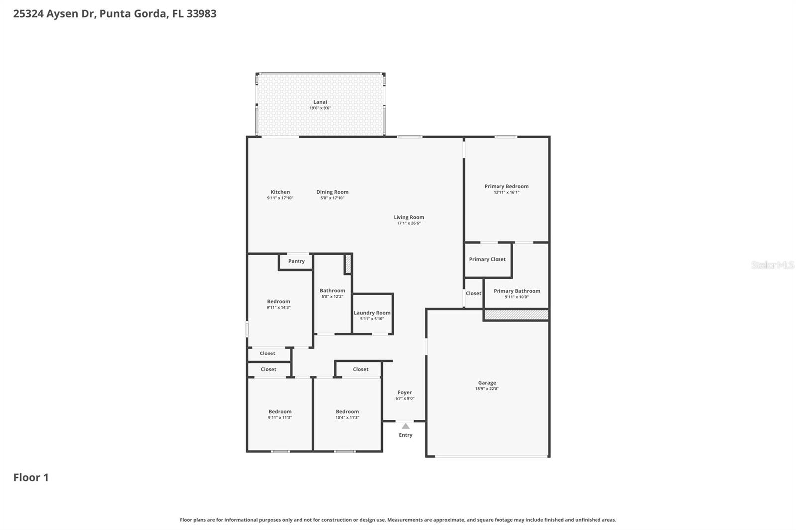 25324 AYSEN DR, PUNTA GORDA, FL, 33983