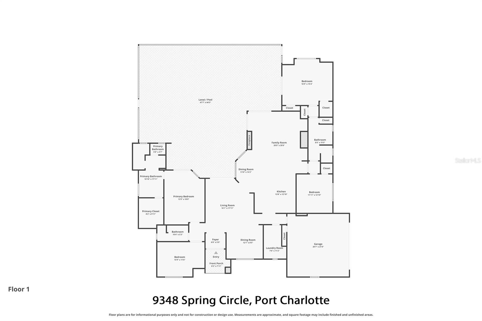 9348 SPRING CIR, PORT CHARLOTTE, FL, 33981