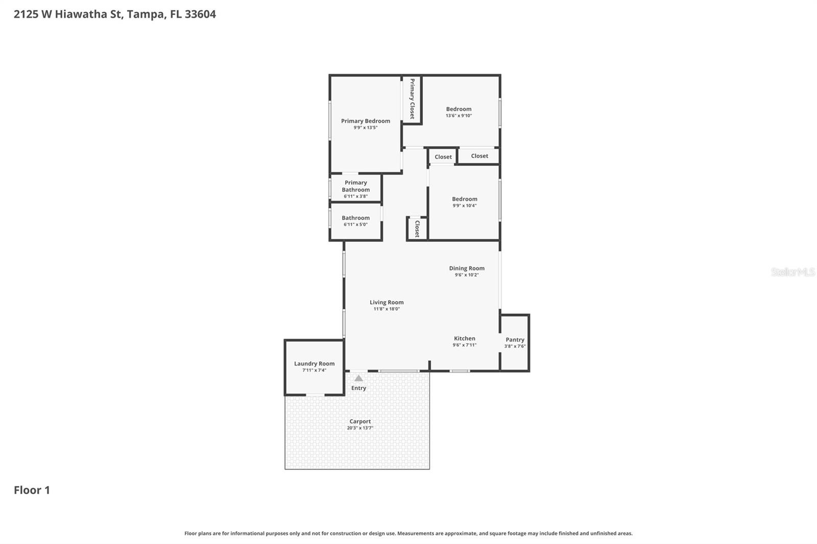 2125 W HIAWATHA ST, TAMPA, FL, 33604
