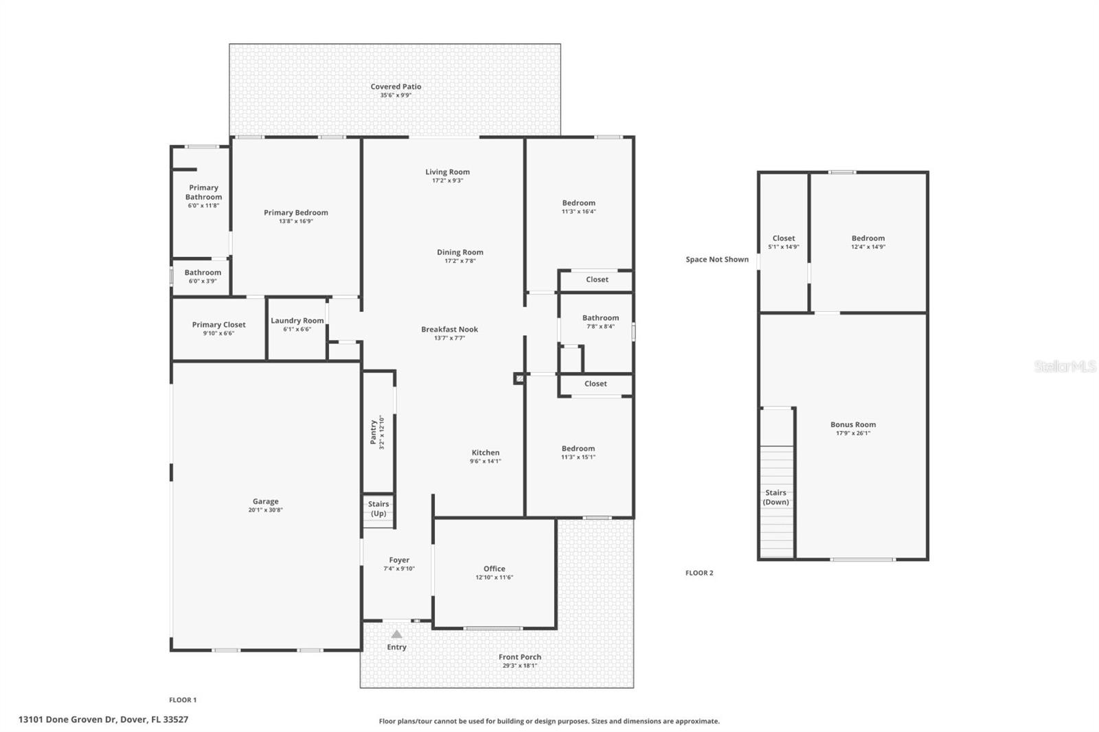 13101 DONE GROVEN DR, DOVER, FL, 33527