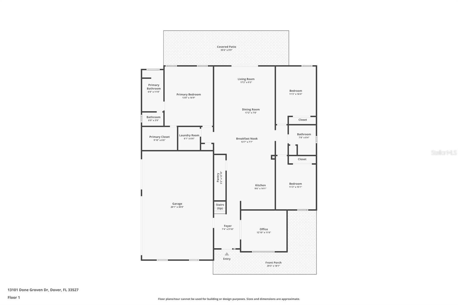 13101 DONE GROVEN DR, DOVER, FL, 33527