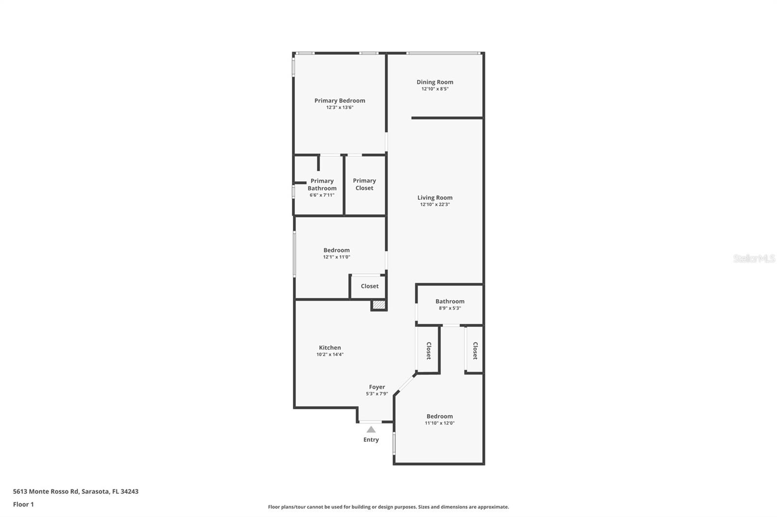 5613 MONTE ROSSO RD, SARASOTA, FL, 34243