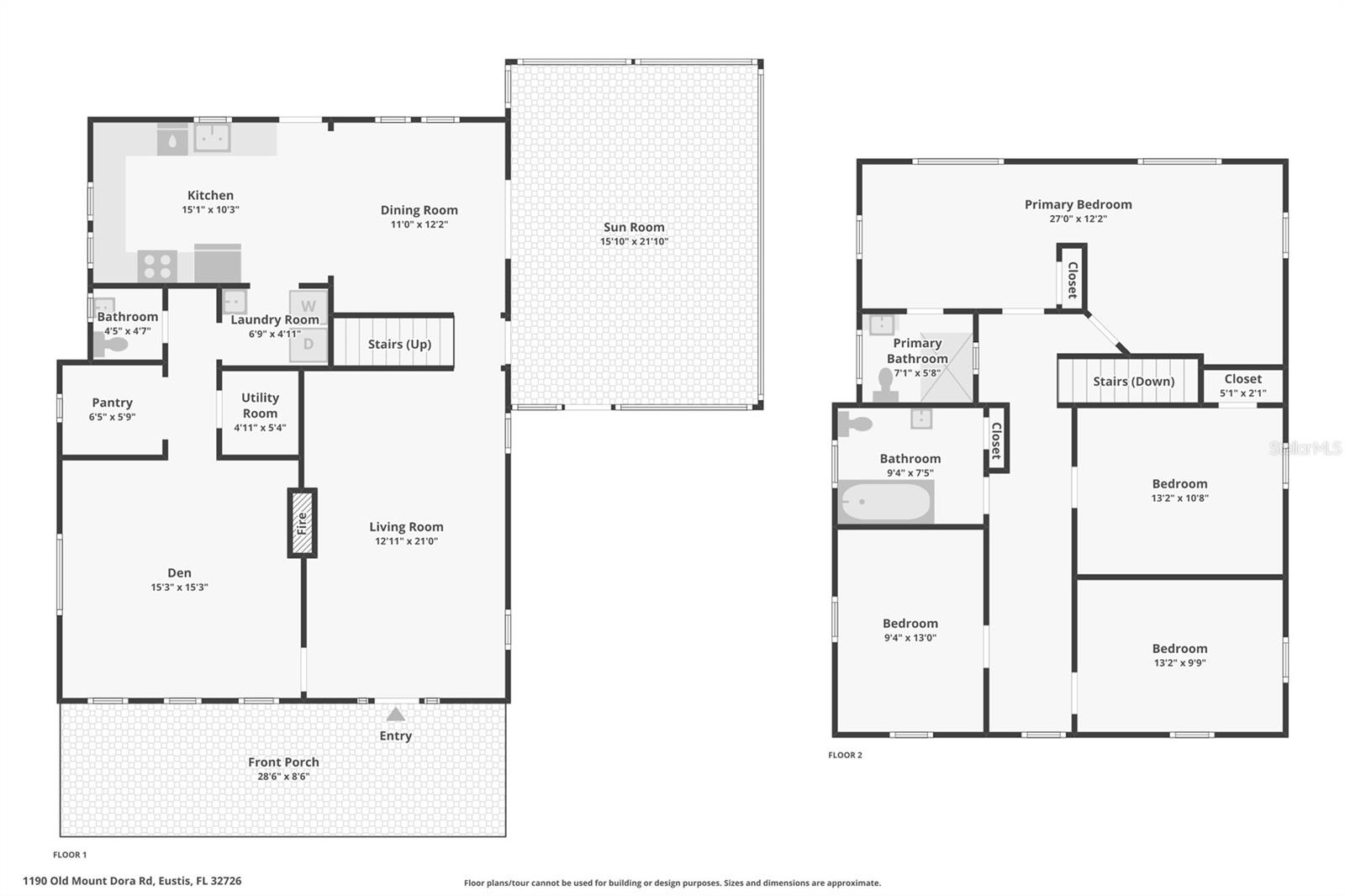 1190 OLD MOUNT DORA RD, EUSTIS, FL, 32726