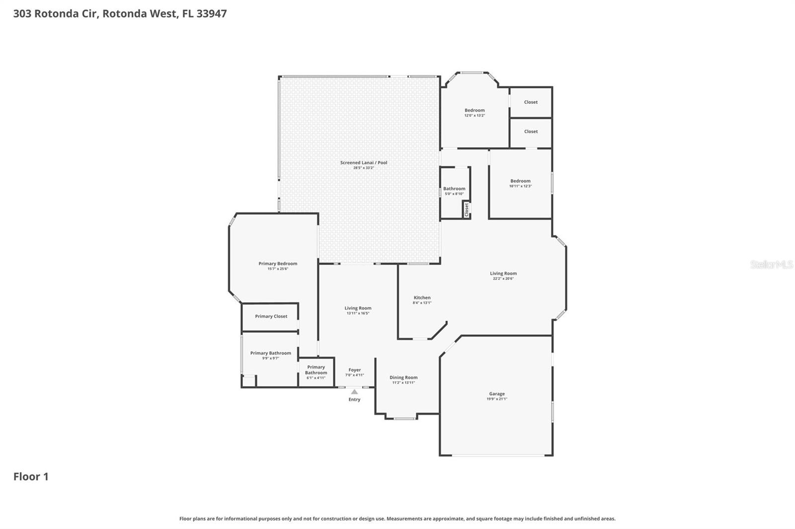 303 ROTONDA CIR, ROTONDA WEST, FL, 33947