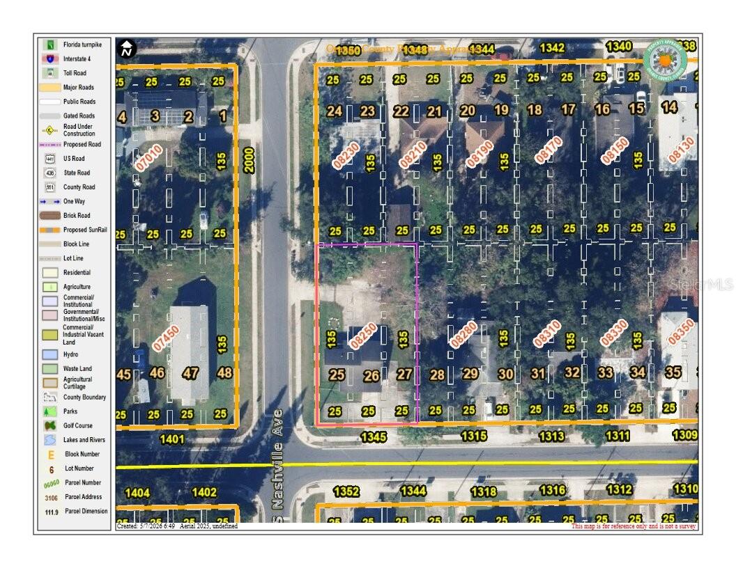 1345 W KALEY AVE, ORLANDO, FL, 32805