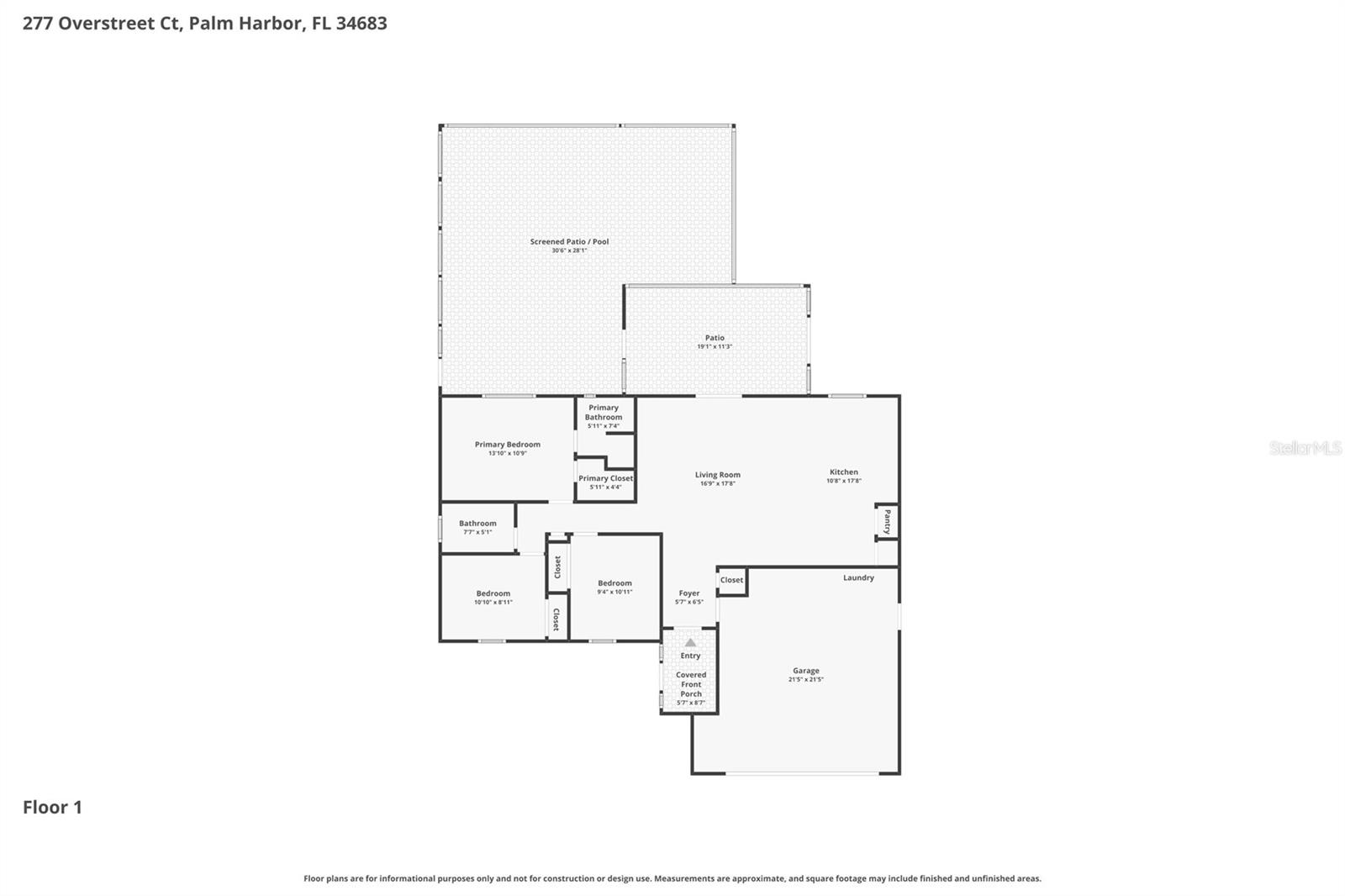 277 OVERSTREET CT, PALM HARBOR, FL, 34683