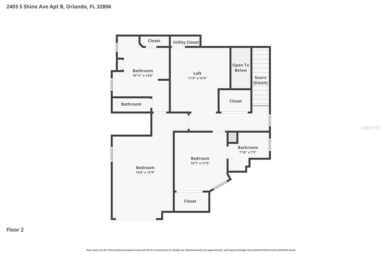 2403 S SHINE AVE #B, ORLANDO, FL, 32806