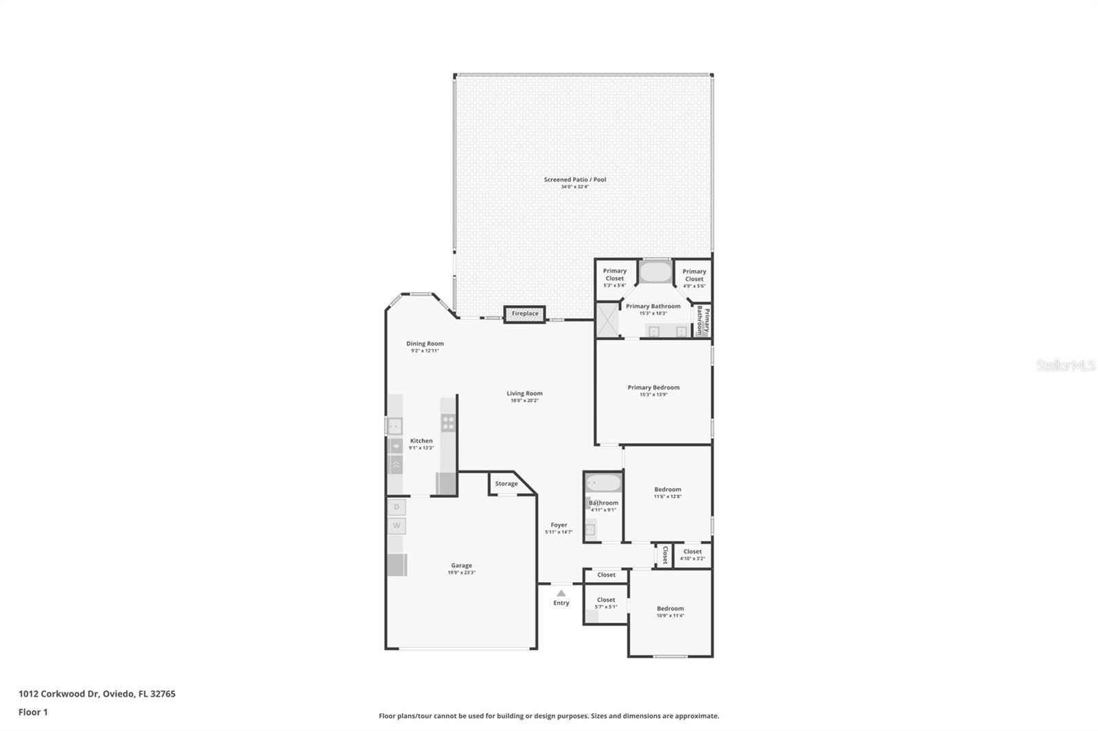 1012 CORKWOOD DR, OVIEDO, FL, 32765
