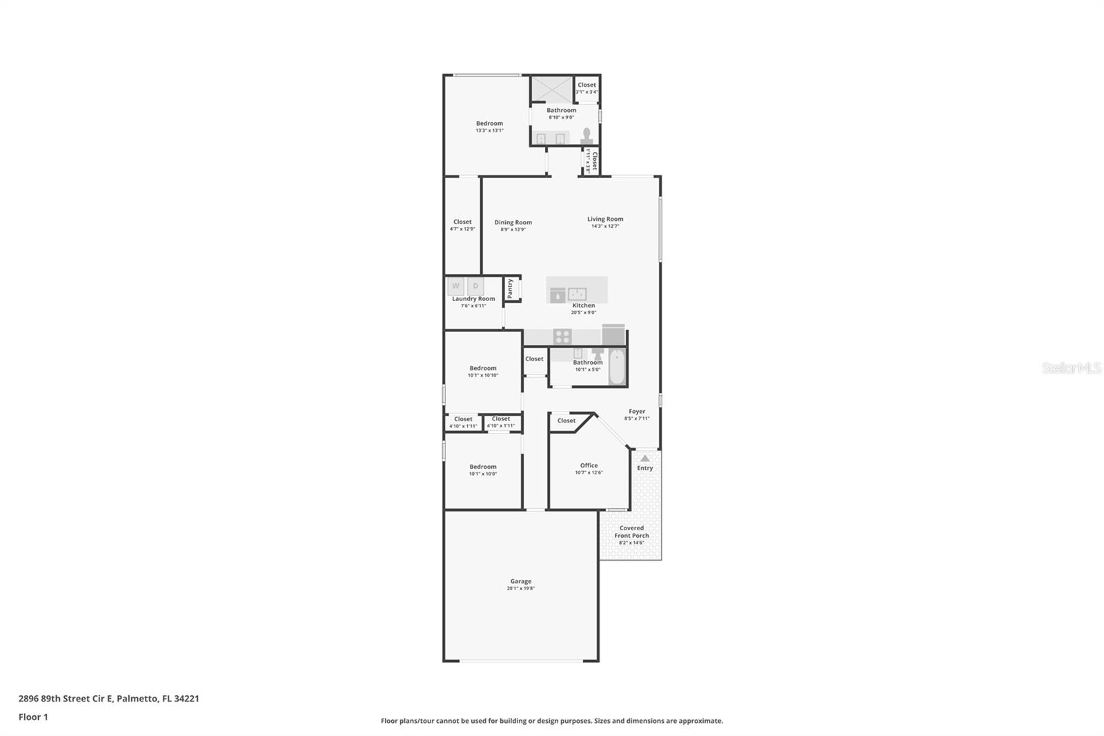 2896 89TH STREET CIR E, PALMETTO, FL, 34221