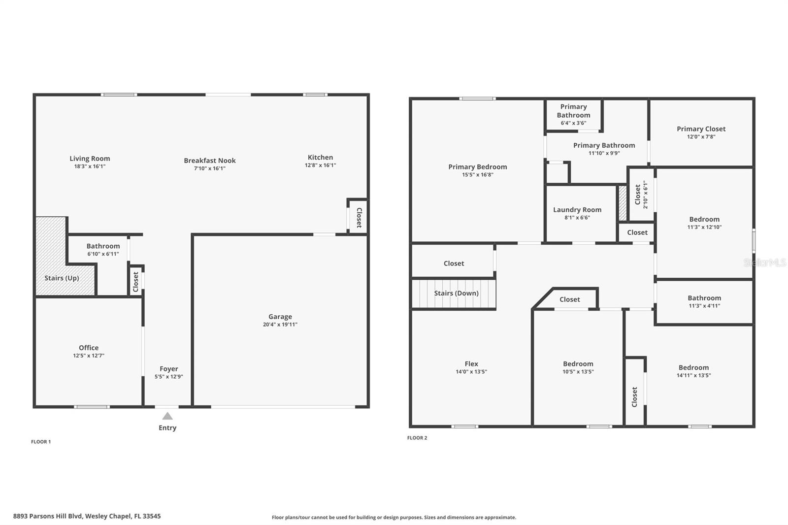 8893 PARSONS HILL BLVD, WESLEY CHAPEL, FL, 33545