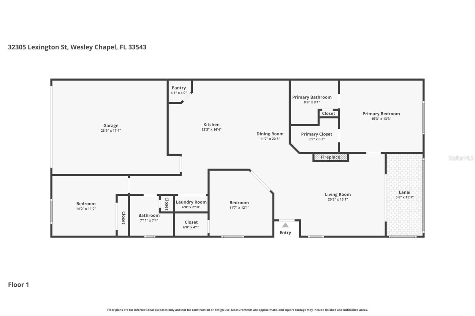 32305 LEXINGTON ST, WESLEY CHAPEL, FL, 33543
