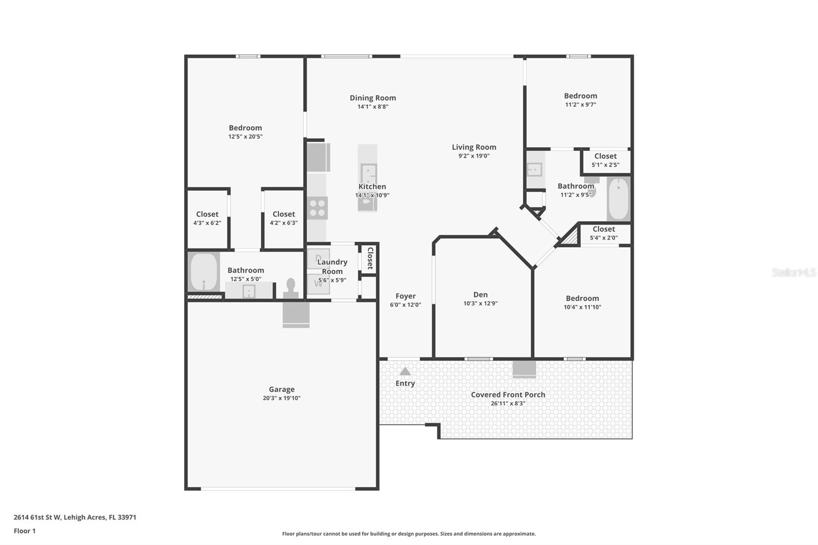 2614 61ST ST W, LEHIGH ACRES, FL, 33971