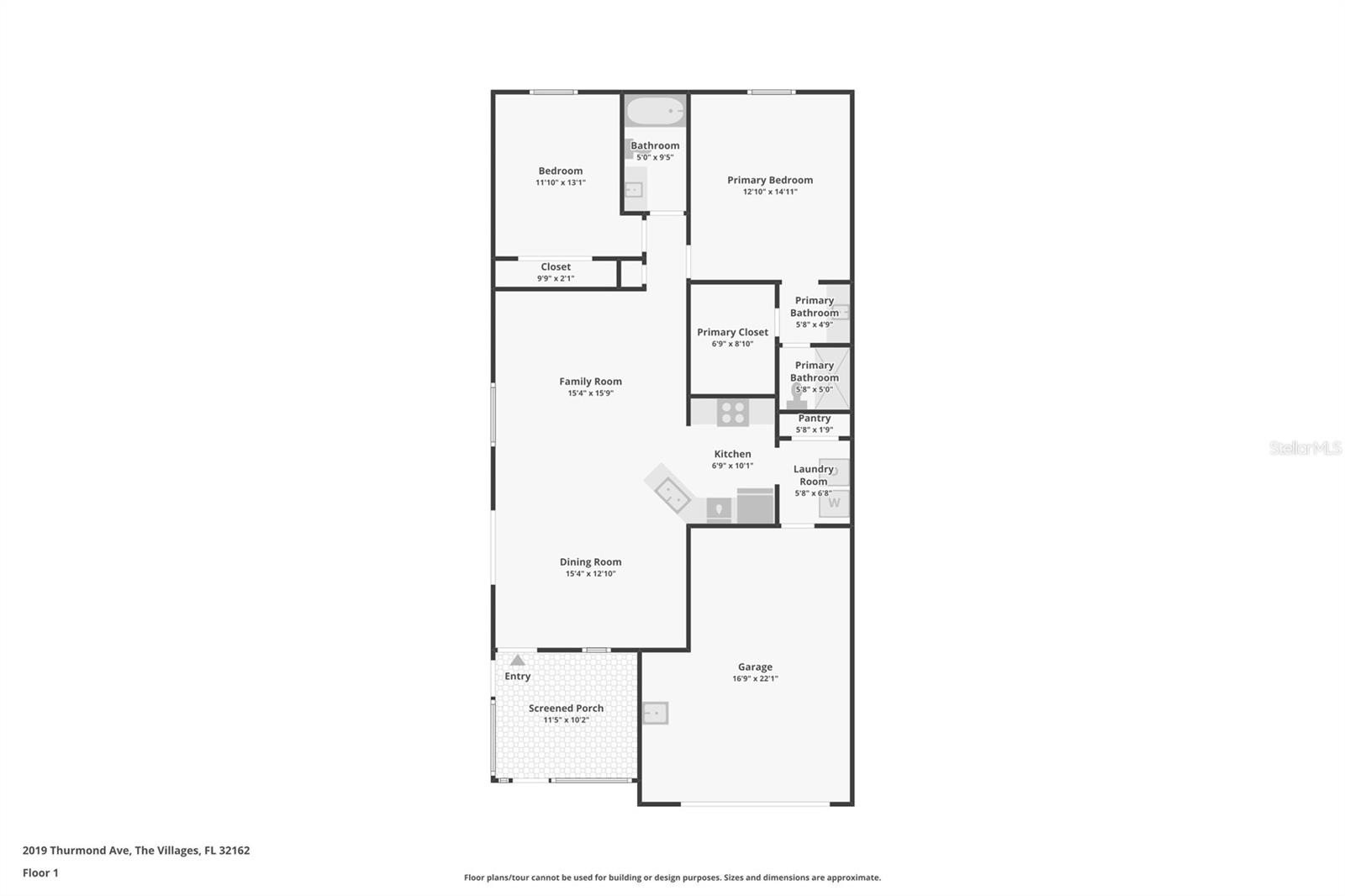 2019 THURMOND AVE, THE VILLAGES, FL, 32162