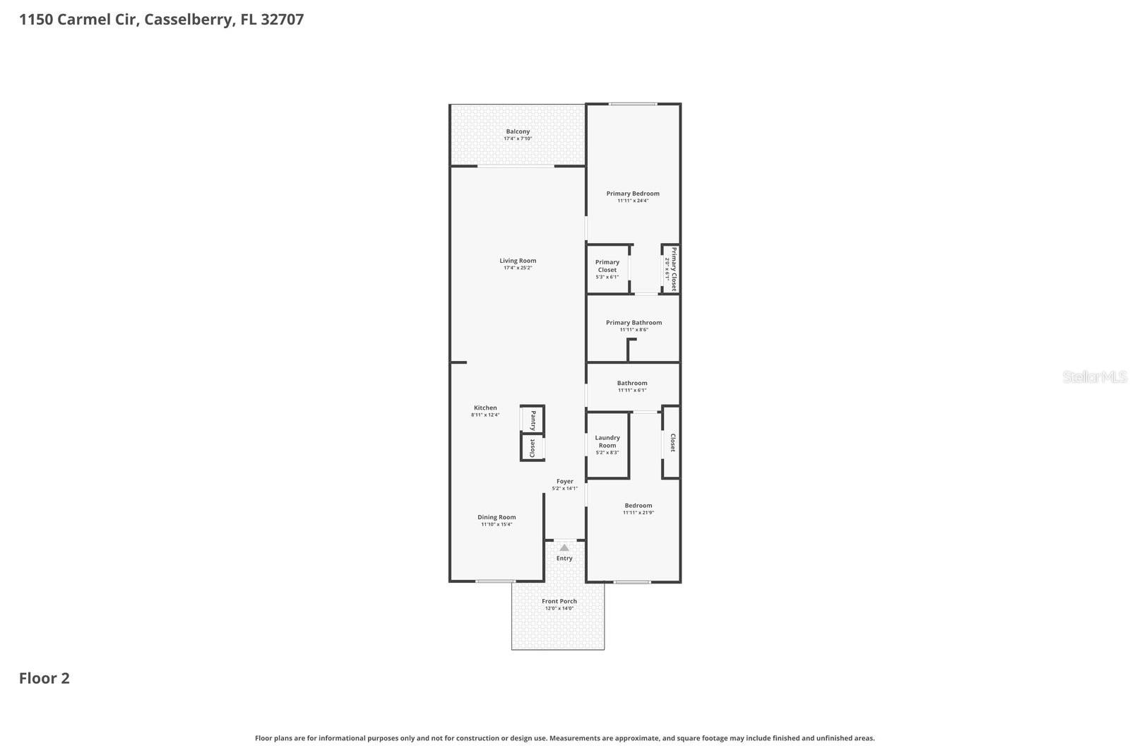 1150 CARMEL CIR #106, CASSELBERRY, FL, 32707