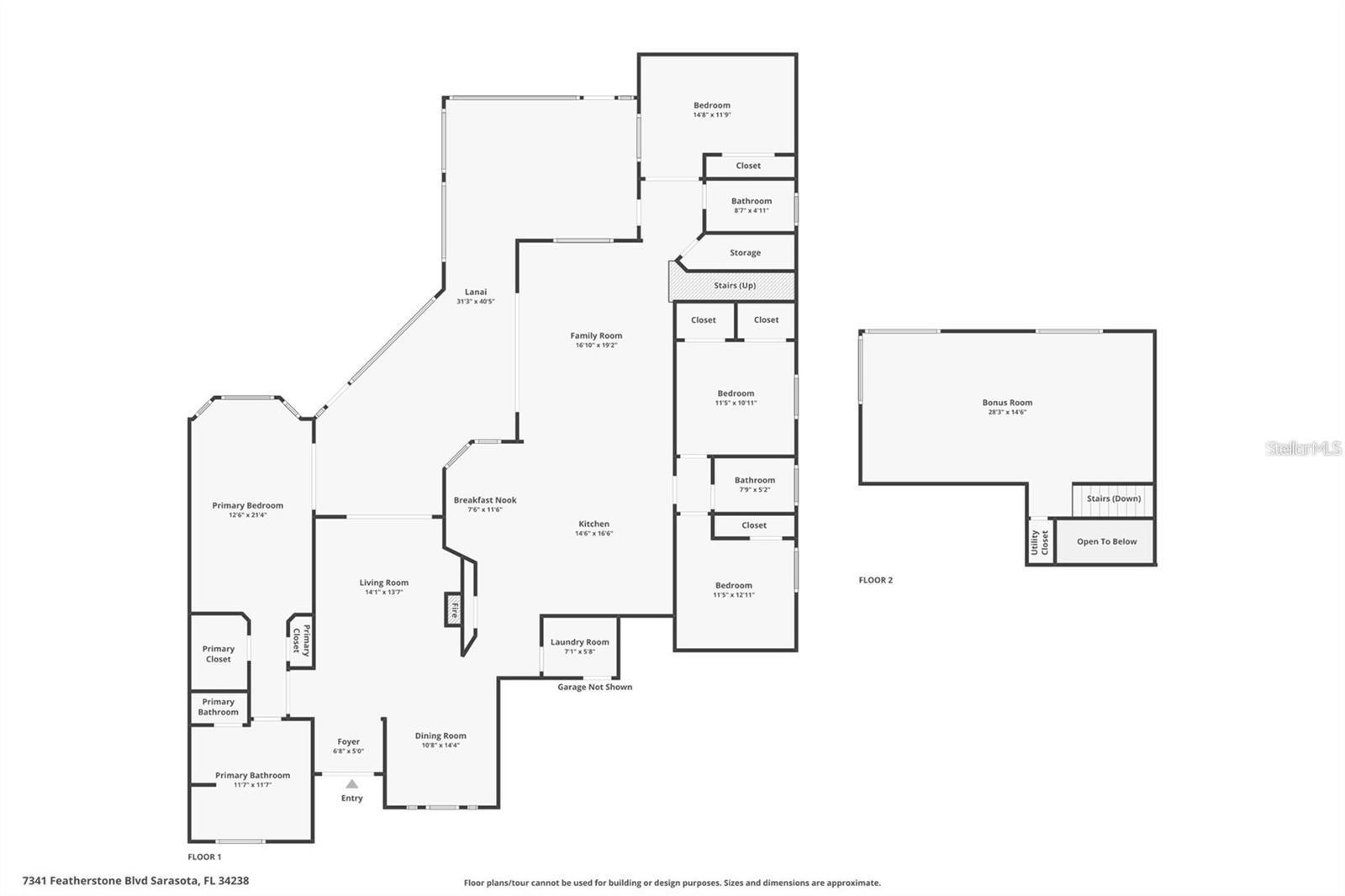 7341 FEATHERSTONE BLVD, SARASOTA, FL, 34238